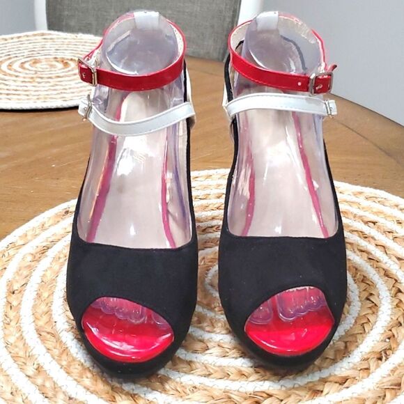 Getmorebeauty Women's Peep Toe high heels - New - Size 40/9.5 - Picture 4 of 11